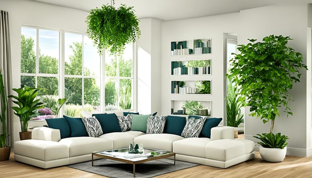 Decoração com plantas